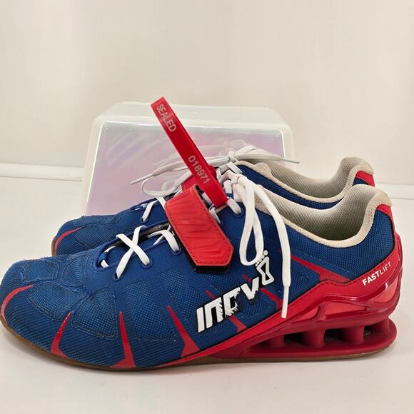 Inov-8 Fastlift 360 Training Shoes Blue Red Weight Lifting 2020 Model - Picture 9 of 9